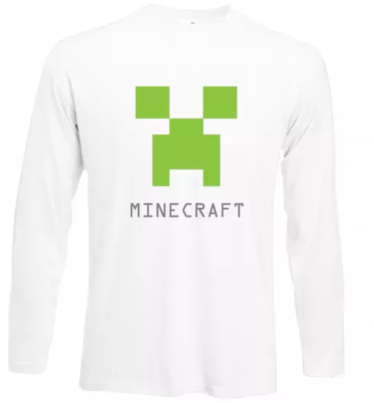 Лонгслів MINECRAFT Simple Білий фото