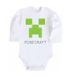 Детский боди MINECRAFT Simple Белый фото