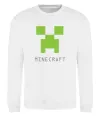 Свитшот MINECRAFT Simple Белый фото