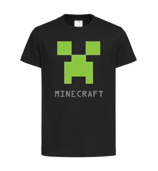 Детская футболка MINECRAFT Simple Черный фото