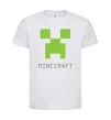 Детская футболка MINECRAFT Simple Белый фото