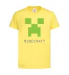Детская футболка MINECRAFT Simple Лимонный фото
