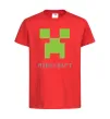 Детская футболка MINECRAFT Simple Красный фото