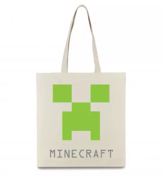 Еко-сумка MINECRAFT Simple Бежевий фото