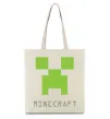 Еко-сумка MINECRAFT Simple Бежевий фото