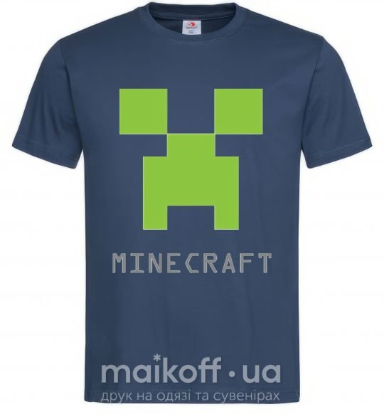 Чоловіча футболка MINECRAFT Simple Темно-синій фото