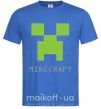 Мужская футболка MINECRAFT Simple Ярко-синий фото