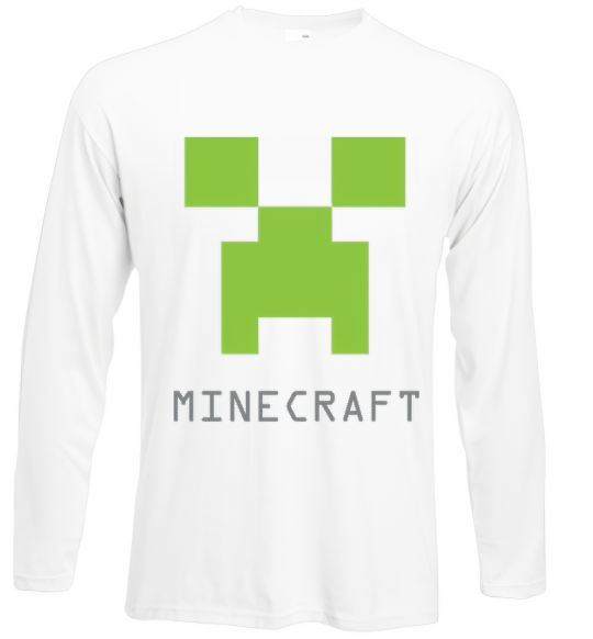 Лонгслів MINECRAFT Simple Білий фото