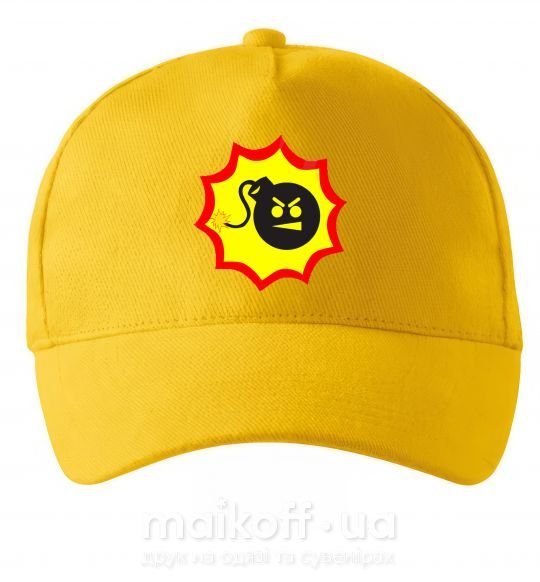 Кепка BOMB Angry Сонячно жовтий фото