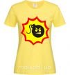 Жіноча футболка BOMB Angry Лимонний фото