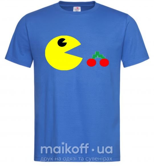 Чоловіча футболка Pacman arcade Яскраво-синій фото