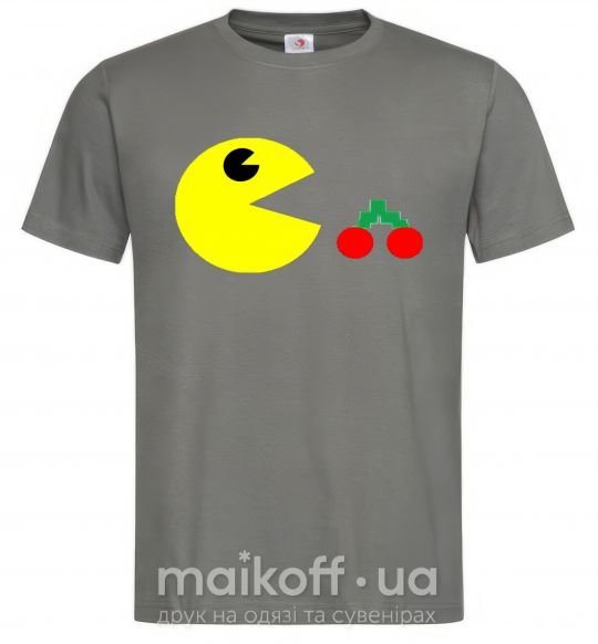 Чоловіча футболка Pacman arcade Графіт фото