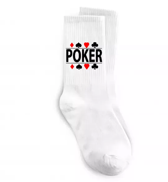 Носки POKER Game Белый фото