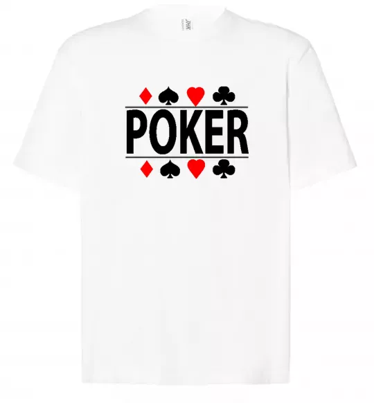 Футболка Оверсайз POKER Game Белый фото
