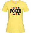 Жіноча футболка POKER Game Лимонний фото