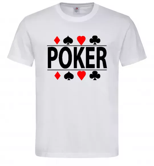 Чоловіча футболка POKER Game Білий фото