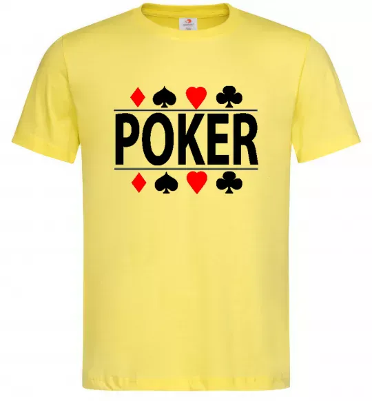 Чоловіча футболка POKER Game Лимонний фото