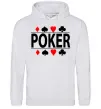 Чоловіча толстовка (худі) POKER Game Сірий меланж фото