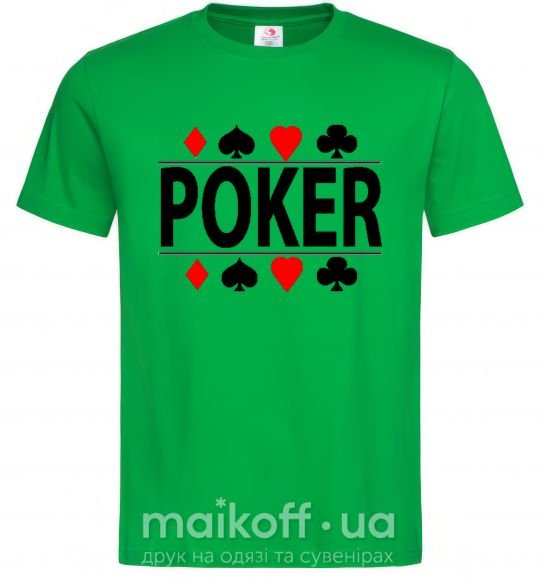 Мужская футболка POKER Game Зеленый фото