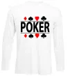 Лонгслив POKER Game Белый фото
