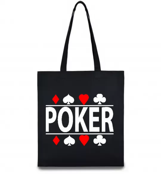Еко-сумка POKER Game Чорний фото