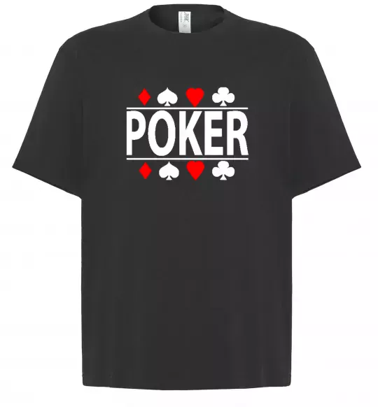 Футболка Оверсайз POKER Game Черный фото