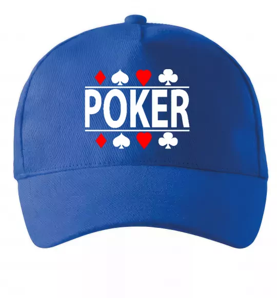 Кепка POKER Game Ярко-синий фото