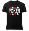 Чоловіча преміум футболка POKER Game Чорний фото