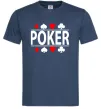 Чоловіча футболка POKER Game Темно-синій фото