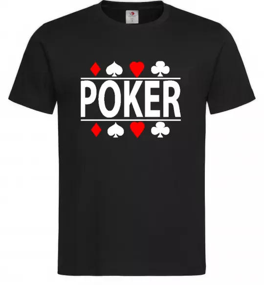 Чоловіча футболка POKER Game Чорний фото