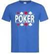 Чоловіча футболка POKER Game Яскраво-синій фото