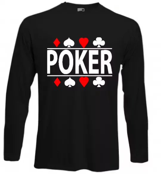 Лонгслив POKER Game Черный фото