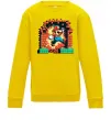 Детский Свитшот Super Mario blocks Солнечно желтый фото
