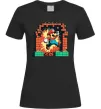Женская футболка Super Mario blocks Черный Женская футболка Super Mario blocks Черный фото