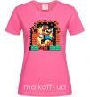 Женская футболка Super Mario blocks Ярко-розовый фото