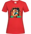 Женская футболка Super Mario blocks Красный Женская футболка Super Mario blocks Красный фото