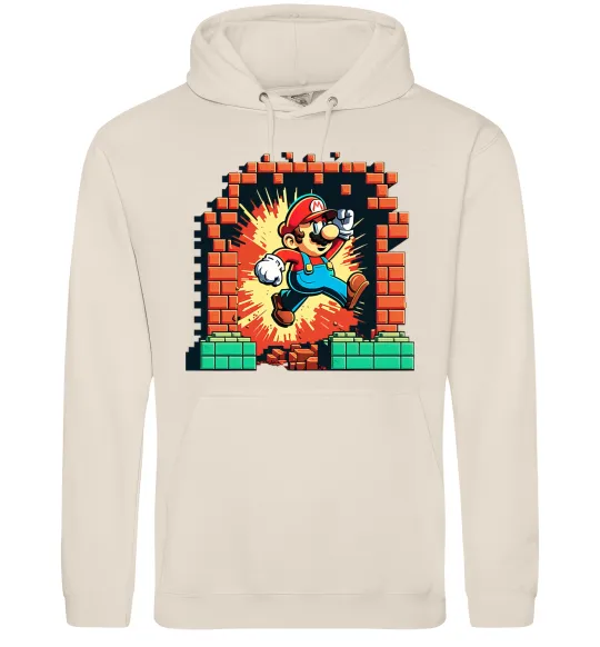Женская толстовка (худи) Super Mario blocks Таш фото