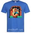 Мужская футболка Super Mario blocks Ярко-синий фото