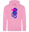 Жіноча толстовка (худі) Неоновий змій Рожевий фото