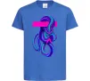 Дитяча футболка Неоновий змій Яскраво-синій Дитяча футболка Неоновий змій Яскраво-синій фото