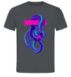 Мужская футболка Неоновий змій Графит фото