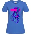 Жіноча футболка Неоновий змій Яскраво-синій Жіноча футболка Неоновий змій Яскраво-синій фото