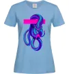 Жіноча футболка Неоновий змій Блакитний Жіноча футболка Неоновий змій Блакитний фото