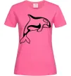 Жіноча футболка Кит косатка Яскраво-рожевий Жіноча футболка Кит косатка Яскраво-рожевий фото