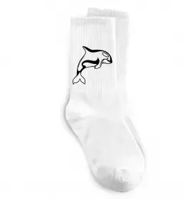 Носки Кит косатка Белый фото