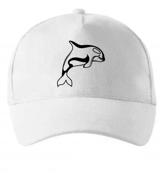 Кепка Кит косатка Білий фото