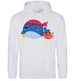 Чоловіча толстовка (худі) Кит та краб пірати