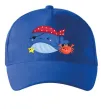 Кепка Кит та краб пірати Ярко-синий фото