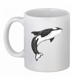 Чашка керамическая Косатка малюнок