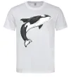 Мужская футболка Косатка малюнок Белый фото